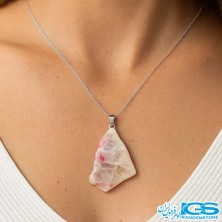 گردنبند یاقوت سرخ راف بدون زنجیر