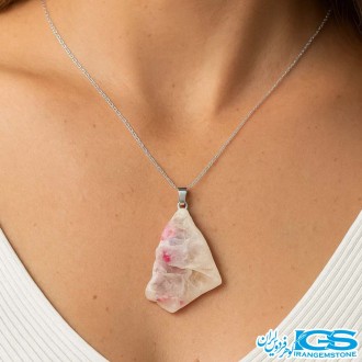 گردنبند یاقوت سرخ راف بدون زنجیر