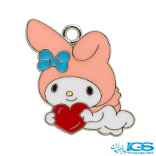 آویز فانتزی طرح  مای ملودی خرگوشی  مناسب برای ساخت گردنبند و دستبند و گشواره