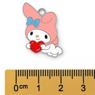 آویز فانتزی طرح  مای ملودی خرگوشی  مناسب برای ساخت گردنبند و دستبند و گشواره