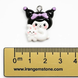 آویز فانتزی طرح  کورومی خرگوشی  مناسب برای ساخت گردنبند و دستبند و گشواره