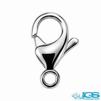 قفل طوطی فلزی استیل سگکی مناسب ساخت زیورالات