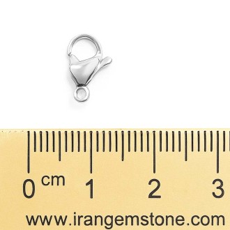 قفل طوطی فلزی استیل سگکی مناسب ساخت زیورالات