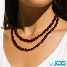 گردنبند گارنت سرخ لعل راف چیپسی
