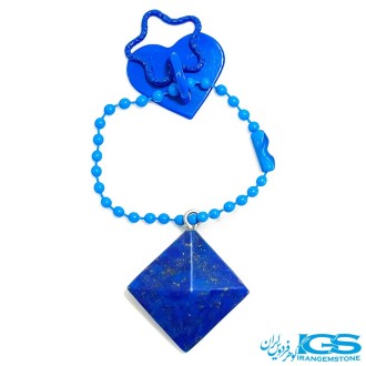 جاسویچی آویز موبایل سنگ لاجورد