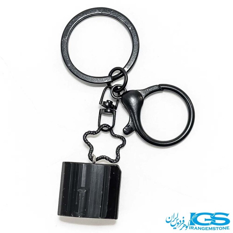 جاسویچی آویز کیف سنگ اونیکس