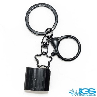 جاسویچی آویز کیف سنگ اونیکس