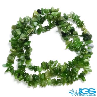 گردنبند یشم سبز راف چیپسی