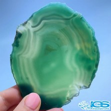 عقیق سبز برزیلی اسلایس