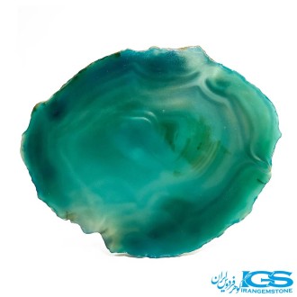 عقیق سبز برزیلی اسلایس