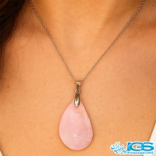 گردنبند سنگ رودونیت بدون زنجیر