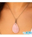 گردنبند سنگ رودونیت بدون زنجیر