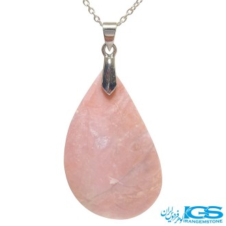 گردنبند سنگ رودونیت بدون زنجیر