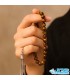 تسبیح 33 تایی سنگ چشم ببر اروگوعه اصل | زیبا، انرژی‌بخش و معنوی