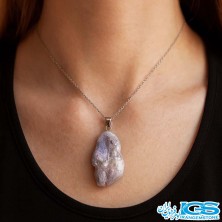 گردنبند یاقوت سرخ راف بدون زنجیر