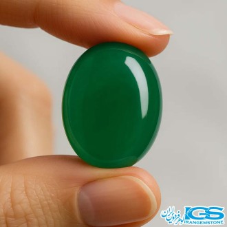 نگین عقیق سبز