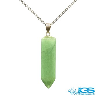 گردنبند منشور آونتورین سبز