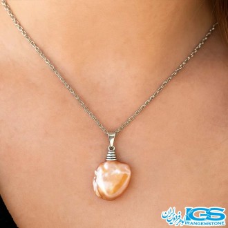 گردنبند سنگ مروارید باروک طبیعی بدون زنجیر