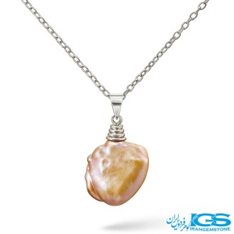 گردنبند سنگ مروارید باروک طبیعی بدون زنجیر