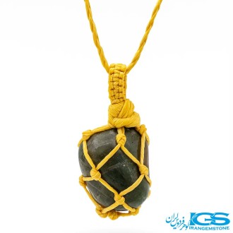 گردنبند سنگ عقیق شجر مکرومه بافی | آرامش، رشد و انرژی مثبت