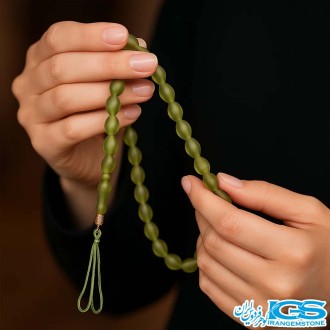 تسبیح شاه مقصود اصل سبز افغانی 101دانه