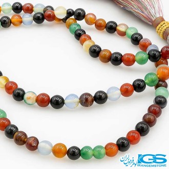 تسبیح ام البنین عقیق اصل 101 دانه