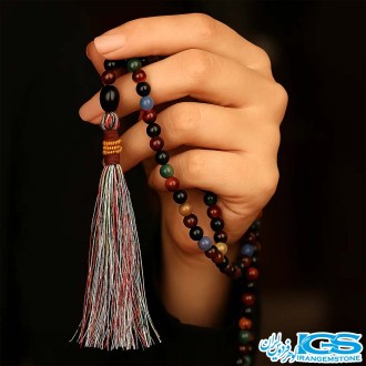 تسبیح ام البنین عقیق اصل 101 دانه