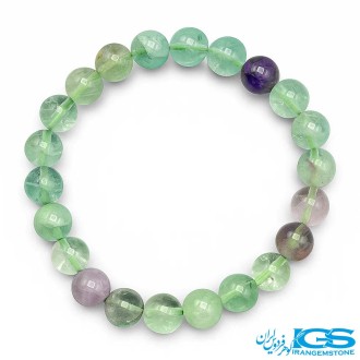 دستبند فلوریت رنگین کمان کشی | زیبایی، آرامش و انرژی مثبت