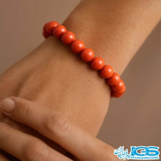 دستبند سنگ جاسپر کشی فری سایز