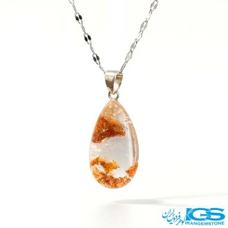 گردنبند سنگ کریستال کوارتز کیلیر بدون زنجیر