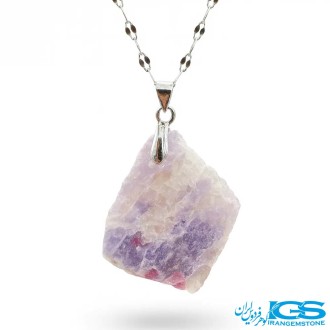 گردنبند یاقوت سرخ راف بدون زنجیر