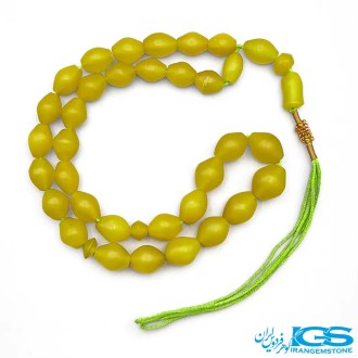 تسبیح شاه مقصود افغانی زرد افغانی 33 تایی