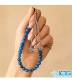 تسبیح عقیق آبی 33 دانه