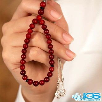 تسبیح مرجانش قرمز 33 تایی
