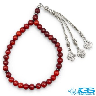تسبیح مرجانش قرمز 33 تایی