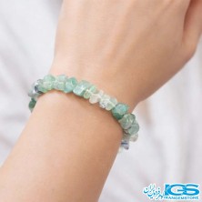 دستبند فلوریت رنگین کمان  چیپسی مکرومه بافی| زیبایی، آرامش و انرژی مثبت