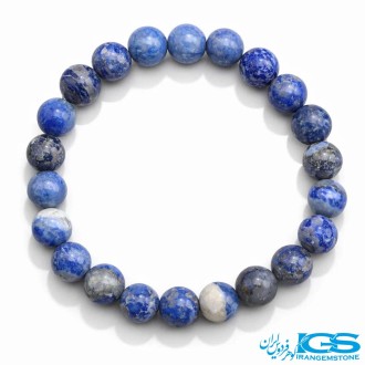 دستبند لاجورد کشی اصل | سنگ آرامش و خرد