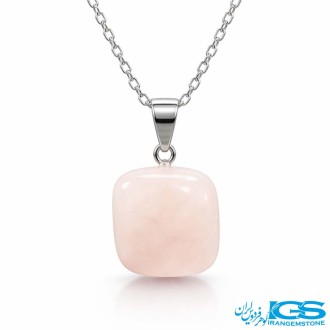 گردنبند رزکوارتز بدون زنجیر