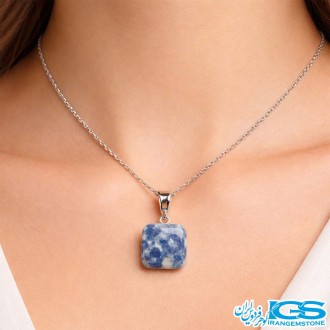 گردنبند سنگ سودالیت بدون زنجیر