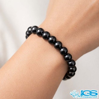 دستبند سنگ اونیکس کشی فری سایز