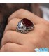 انگشتر نقره کارنلین عقیق مردانه