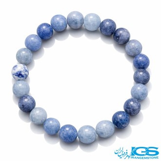 دستبند عقیق آبی انجلیت کشی