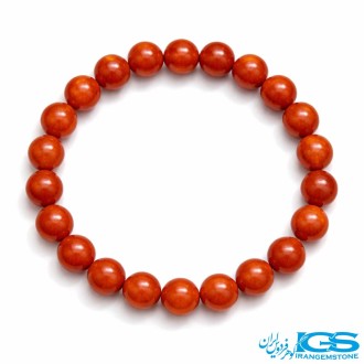 دستبند سنگ کارنلین کشی