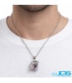 گردنبند سنگ آمیتیست راف بدون زنجیر