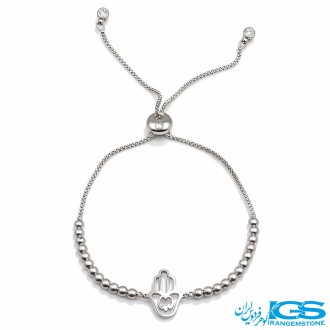 دستبند استیل حدید بافت مکرومه