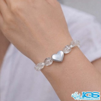دستبند سنگ کریستال کوارتز