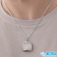 گردنبند سنگ کریستال کوارتز درنجف طبیعی
