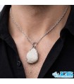 گردنبند سنگ راف کریستال کوارتز