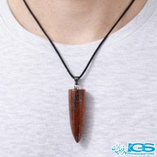 گردنبند جاسپر بدون زنجیر