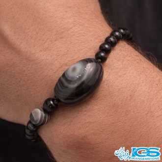 دستبند  بابا قوری مکرومه بافی